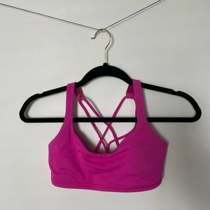 Lululemon hot pink bra
